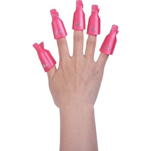 Nail Polish Remover Clips Soak Off Nail Clips Acrylic Nail Polish Remover Clip Cap UV Gel Polish Removal