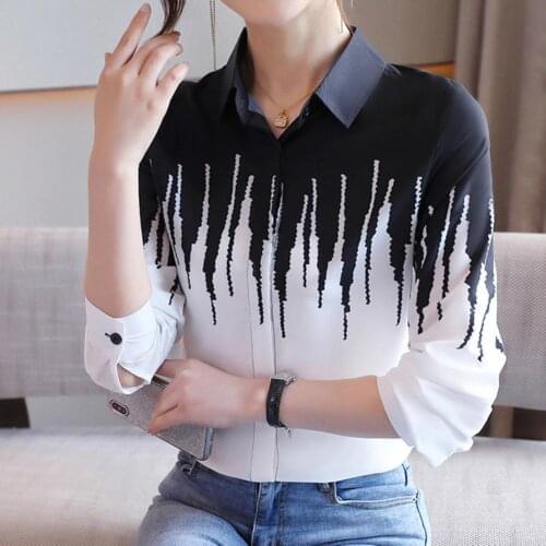 Women Summer Shirt Fashion Women Autumn Long Sleeve Turn Down Collar Waist Tight Shirt Blouse Top Womens Clothing 2021