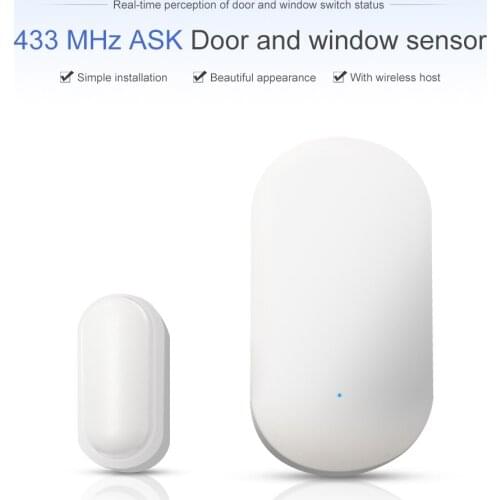 433Mhz Wireless Door Alarm Sensor For Home Security Alarm System Door Contact