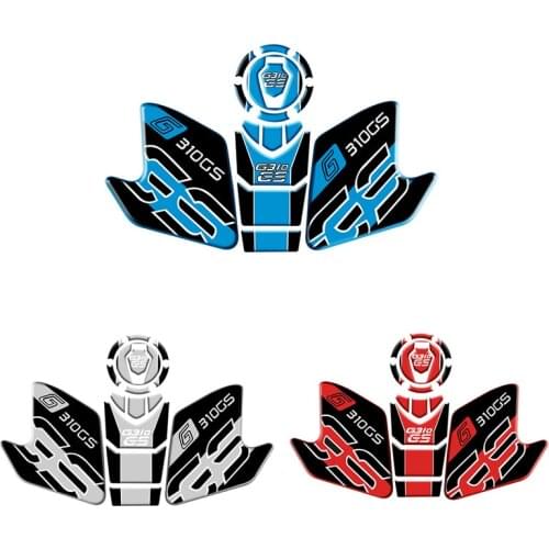 For BMW G310 GS G310GS G 310GS Motorcycle Accessories Real Tank Pad Gas Fuel Sticker Moto Decal Emblem Protector