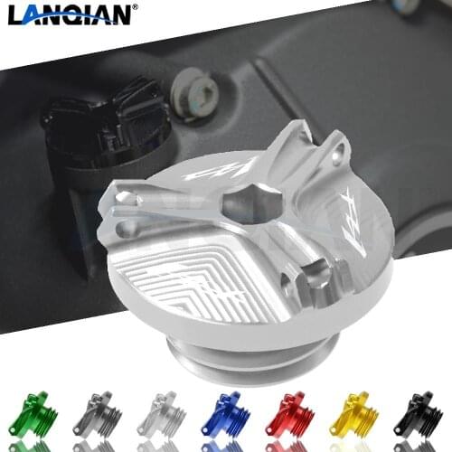 For Yamaha FZ1 Fazer Motorcycle Aluminum Engine Oil Filter Cup Plug Cover Screw FZ1 Fazer 2006-2015 2010 2011 2012 2013 2014