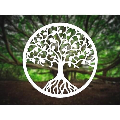 Tree of Life Family Tree Acrylic Sign Wall Silhouette Wood Wall Decor Home Office Decoration Bedroom Living Room Decor Sculpture
