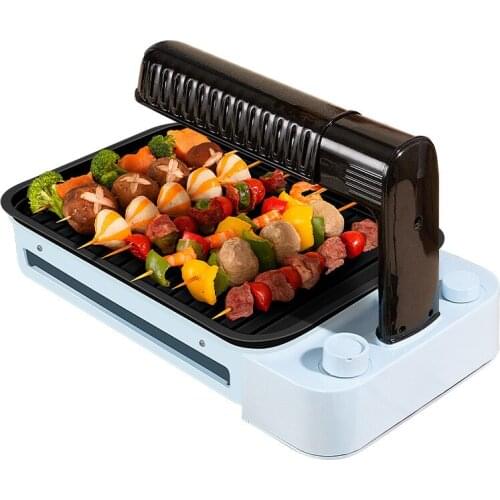 Electric barbecue oven household infrared barbecue oven smokeless barbecue oven barbecue machine non stick electric baking