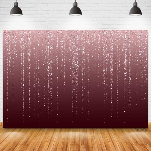 Gold Glitter Happy Birthday Party Photography Backdrops Custom Backgrounds For Photo Studio Baby Shower Newborn Girl Photophone