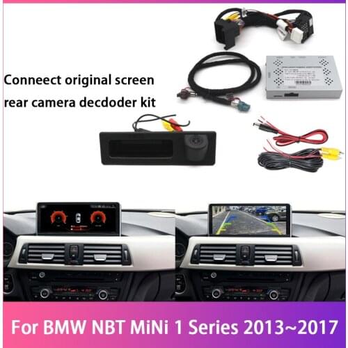 Reversing Camera For BMW NBT MiNi 1 Series 2013 2014 2015 2016 2017 backup camera Interface Adapter Display Improve Decoder