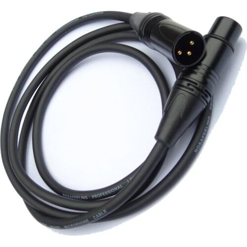 KL High Quality 6PCS/LOT 5 feet 3PIN XLR MALE TO FEMALE wine red MIC MICROPHONE TRANSPARENT CABLES CORDS