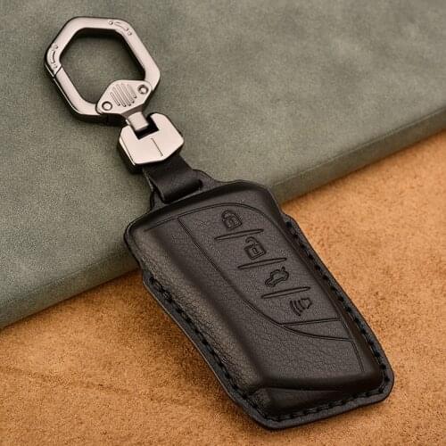Leather Car Remote Key Case Cover for Lexus IS ES GS GX LS500H NX RX LX LC RC 200 250 570 2018 2019 Car Styling Accessories