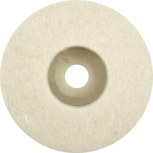 For Car Woodwork Wheel Rotary Round For angle grinder 12mm Wool Felt Pad 4inch New Practical Accessories Buffing Replacement