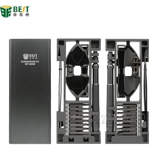 BST-8934B 24 in 1 Magnetic Screwdriver Kit Repair Tool For Macbook PC Phone Game Console Glasses Car Key
