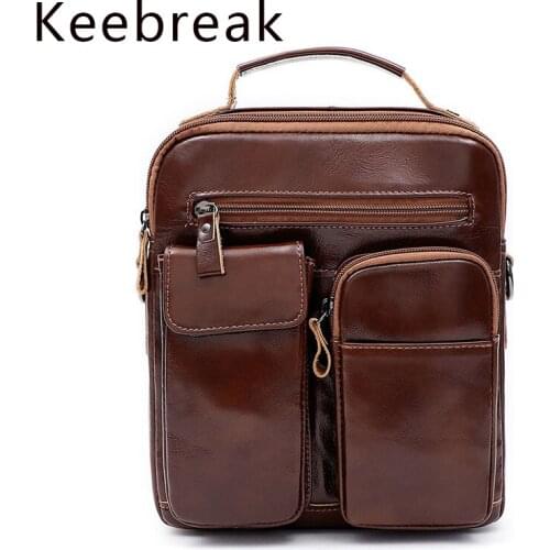 100% Genuine Leather Men Shoulder Bags Husband Vintage Small Cross Messenger Bag Leather Handbag Male Crossbody Bag For Men 2022