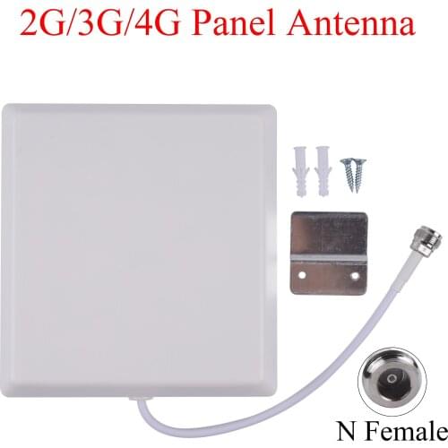 2G 3G 4G Panel Antenna 800-2500MHz External Antenna N Female Jack For Repeater GSM CDMA Signal Booster Signal Transmitter