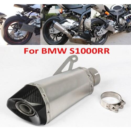 S100RR Motorcycle Exhaust Pipe Silencer Muffler with DB Killer Pipe Exhaust System Pipe for BMW S1000RR 2010-2014