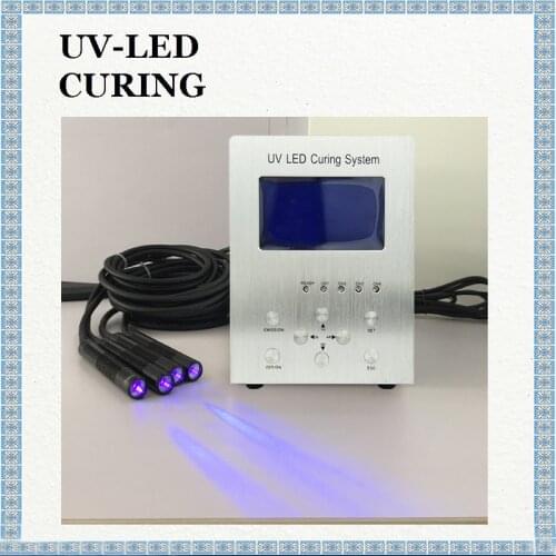 4 Irradiation Heads LED UV Spot Curing System Bonding Mobile Phone Camera Curing Resin Adhesive