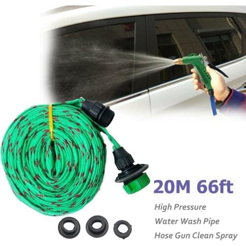 High Pressure Water Gun Brass Car Auto Hose Nozzle Water Gun Sprayer Car Garden Washing 20M Car Washer Kit