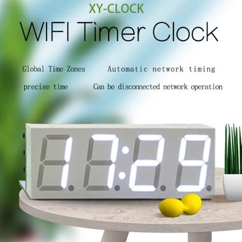 WiFi time service clock module automatically time DIY digital electronic clock via wireless network