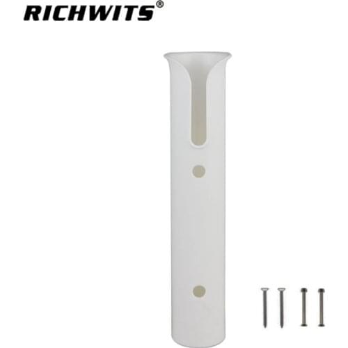 1PC Black White Plastic Fishing Boat Rod Pole Holder Marine Yacht Hardware Fishing Pole Rod Holders Racks Sockets For Boats