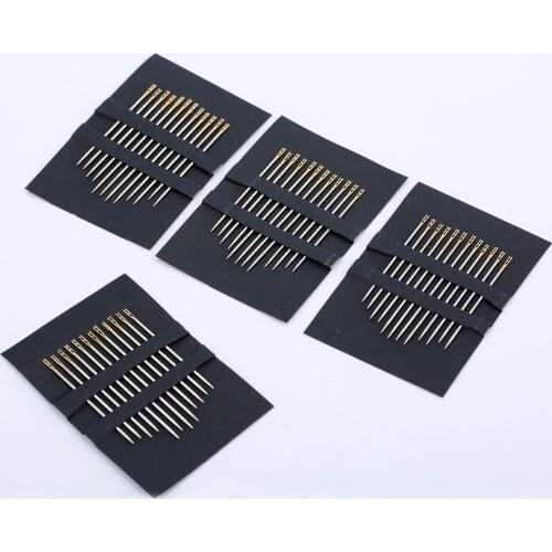 12 Pcs/Set Needles Tail Easy To Go Through From Side Hand Sewing Embroidery Tool DIY Needlework Sewing Needles