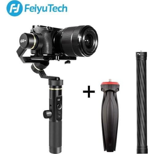 FeiyuTech G6 Plus 3-Axis Handle Splashproof Gimbal Feiyu G6P Stabilizer for Mirrorless Pocket Camera GoPro Hero 5/6 Smartphone