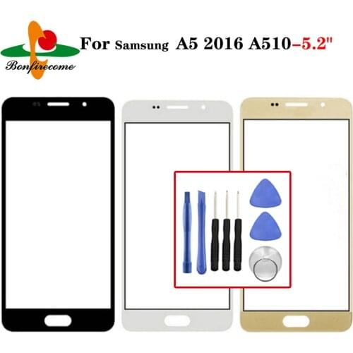 5.2" Replacement LCD Front Touch Screen Glass Outer Lens For Samsung Galaxy A5 2016 A510 A510F