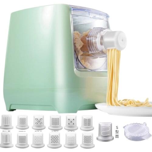 Automatic electric pasta noodles making dough Stir sheeter press maker doughing roller kneading220/110v dumpling wrapper machine
