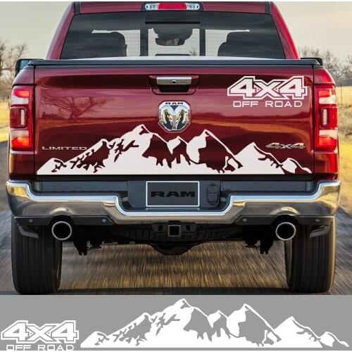 Car Sticker Pickup Tail Decor Decals For Ford Ranger Raptor Isuzu Dma Nissan VW Amarok Toyota Hilux Vinyl Film Auto Accessories