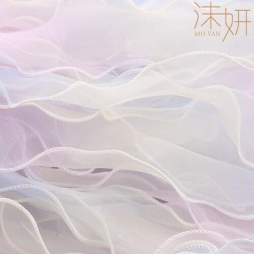 2 Yards 60mm Wave Ribbon Bow Material For Hair Ornament Gift Wrapping Decoration Lace Ribbons