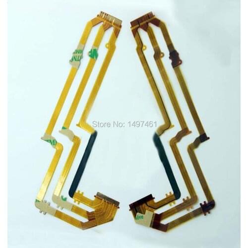 2PCS LCD hinge rotate shaft Flex Cable for Sony HDR-PJ200E HDR-PJ210E PJ200 PJ210 Video Camera