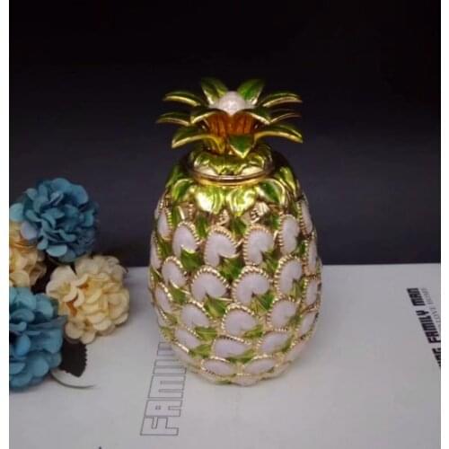 Toothpick box automatic fashion personality beautiful quality fashion pineapple toothpick tube home storage wonderful gift