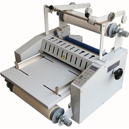 Steel Rod Laminating Machine Manual Feeding Hot Roller Laminating Machine Maximum Width 370mm Filming Machine 220V 900W V370F XH