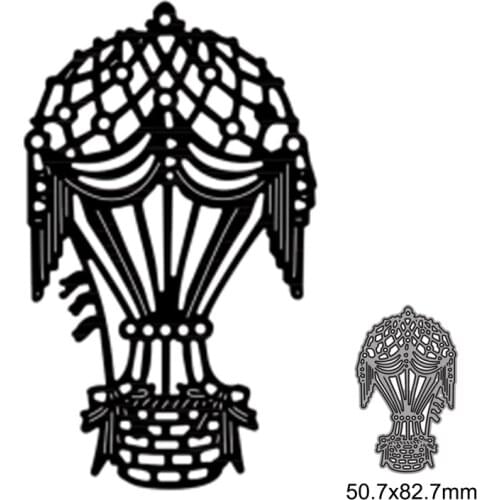 Hot Air Balloon Metal Cutting Dies for DIY Scrapbook Embossing Album Paper Card Craft Folder Decorative 2021 New