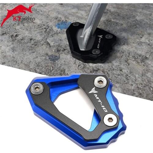 Motorcycles Accessories For Yamaha MT-10 MT10 MT 10 2016-2020 Motorbike CNC SideKickstand Stand Enlarger Extension Plate