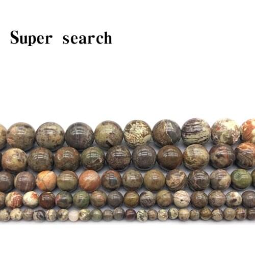 Natural Stone Colorful agat loose Round Beads Bracelet 15" Strand 4 6 8 10 12MM Pick Size For Jewelry Making