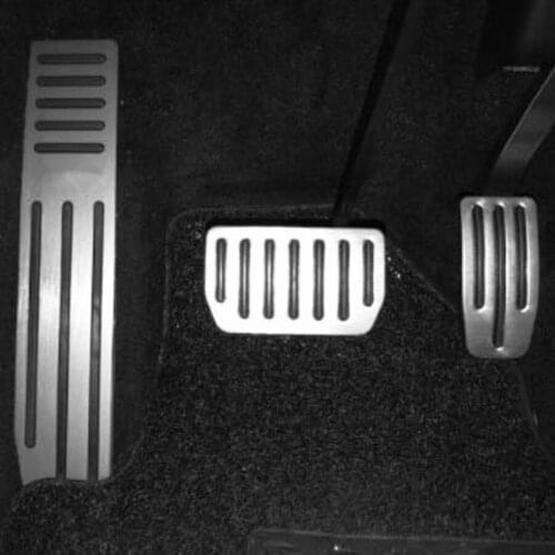 No Drilling Non-Slip Car Foot Rest Gas/Fuel Brake Pedal Pad Cover For Tesla Model S 2012-2019 Model X 2016-2019