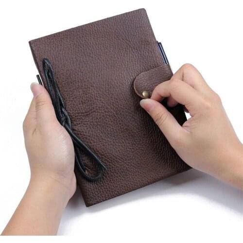 New Product Portable Retro Leather Leather Notebook Business Office Student Diary High-End Atmospheric Notepad For Wisdony 8081