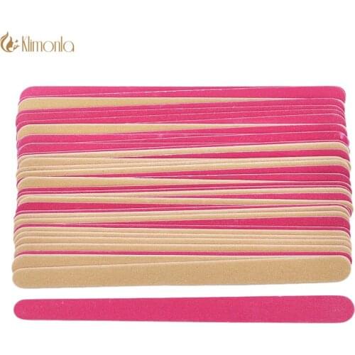 20pcs/lot Mix Color Nail File 150/150 Nail Art Sanding Blocks Wooden Nail Polish Buffers For Manicure Pedicure Care