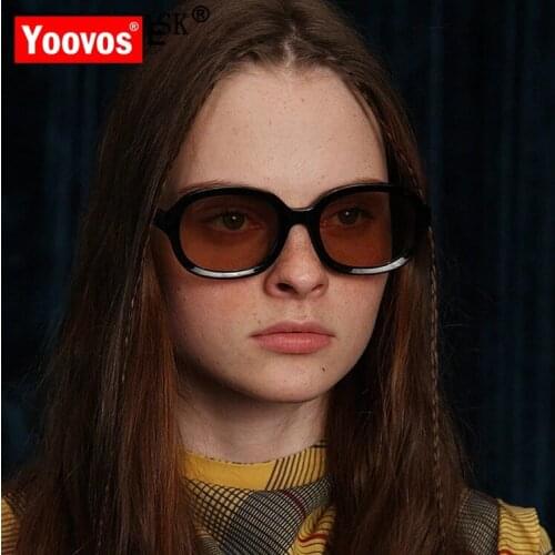 Yoovos Retro Sunglasses Women Oval Sun Glasses For Women Vintage Glasses Brand Designer Sunglasses Women Classic Gafas De Mujer