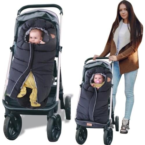 Newborn Baby Stroller Wrap Environmental Protection Sleeping Bags Winter Warm Swaddl Wrap Toddler Sleeping Bag