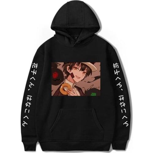 Anime Toilet Bound Hanako Kun Men Women Streetwear Manga Hoodies Printed Sweatshirts Tops Oversized Harajuku Pullover Clothing