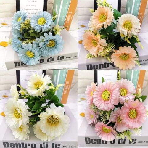 High quality beautiful bridal bouquet | artificial silk hydrangea home flower decoration, cheap mini fake flowers for home inter