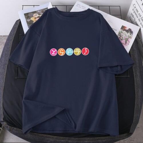 Toradora Anime Woman T-shirts Japan High Quality Fashion Tops Fashion Short Sleeve Tees O-neck K-pop Tops Casual Lady Clothing