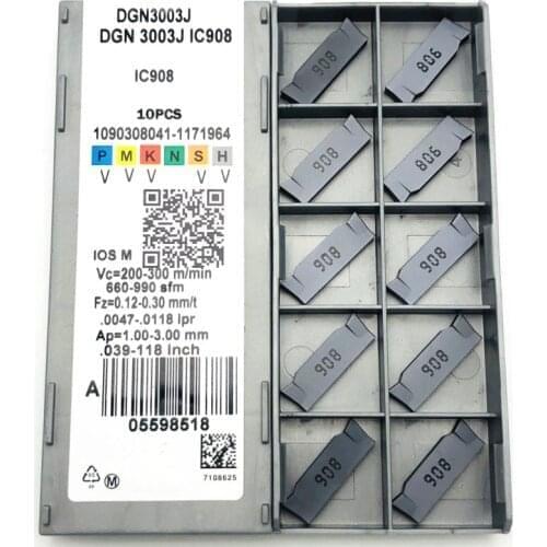 10PCS DGN3003C DGN3003J IC908 3mm Grooving tool new CNC machine tools milling tool metal turning tool DGN 3003J turning tools
