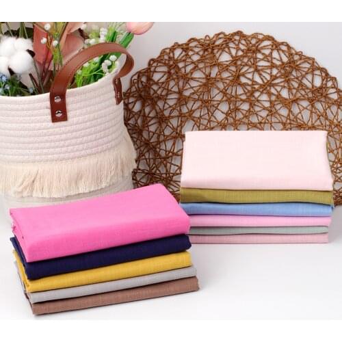 100% Cotton Fabric Solid Printed Fabric For Sewing Dress Making Fabric By The Yard Handmade Mask DIY Craft Supplies 45*150cm 1pc