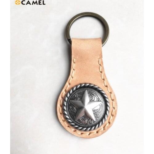 125Khz RFID Access Control 13.56Mhz Leather Tags Token Keychain ID IC Keyfob