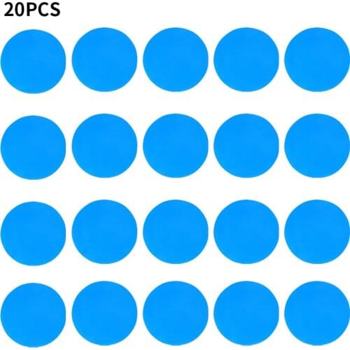 20pcs Waterproof Lifebuoy Repair Patches Air Bed Kayak Repair Patch Multipurpose Accessories For Inflated Swimming Pool Puncture