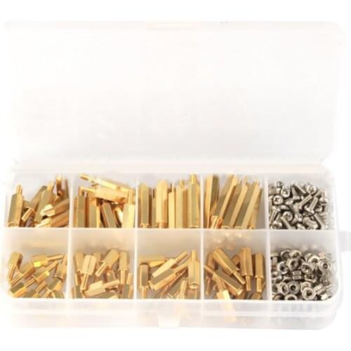 240 Pcs M2.5 Hex Male-Female Standoff/Screw/Nut Assortment Kit