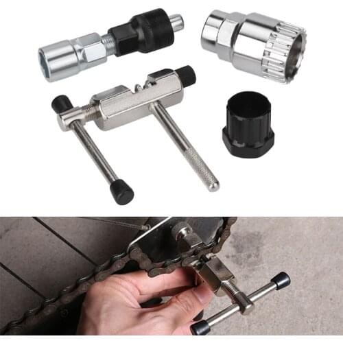 4 Pcs Bike Crank Puller Removal Bicycle Repair Extractor Bottom Bracket Remover Chain Cutter Crank Removing Tool
