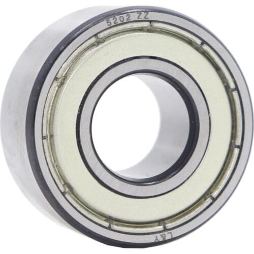 5202 ZZ Bearing 15 x 35 x 15.9 mm ( 1 PC ) Axial Double Row Angular Contact 5202ZZ 3202 ZZ 3056202 Ball Bearings