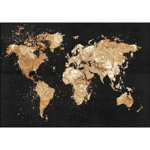 Needlework 5D Diy Diamond Painting world map Pictures Diamond Embroidery mosaic Rhinestones Full Set Kids Room Decoration CV401