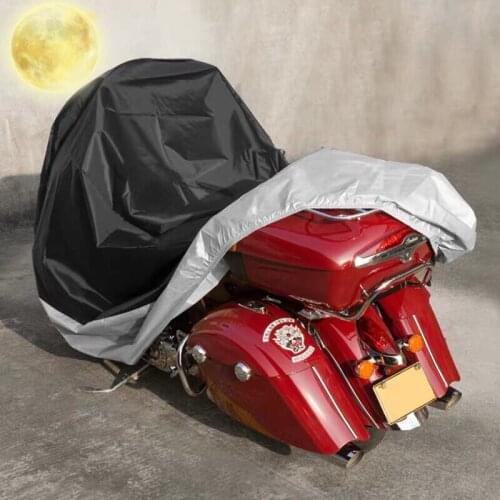 Motorcycle Bike Polyester Waterproof UV Protective Scooter Case Cover XXXL XXXXL Chubasquero Motorbike Rain Cover