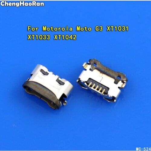 ChengHaoRan Micro USB Jack Charging Port Connector Socket Plug for Motorola Moto G3 XT1031 XT1042 XT1033